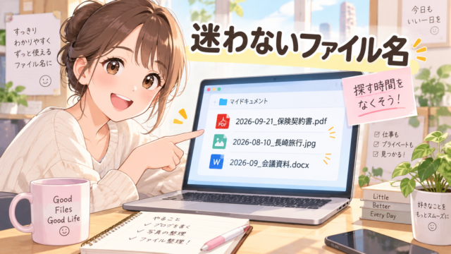 迷わないファイル名