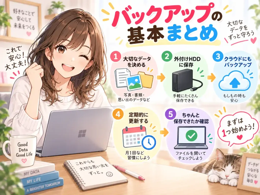 バックアップの基本まとめ