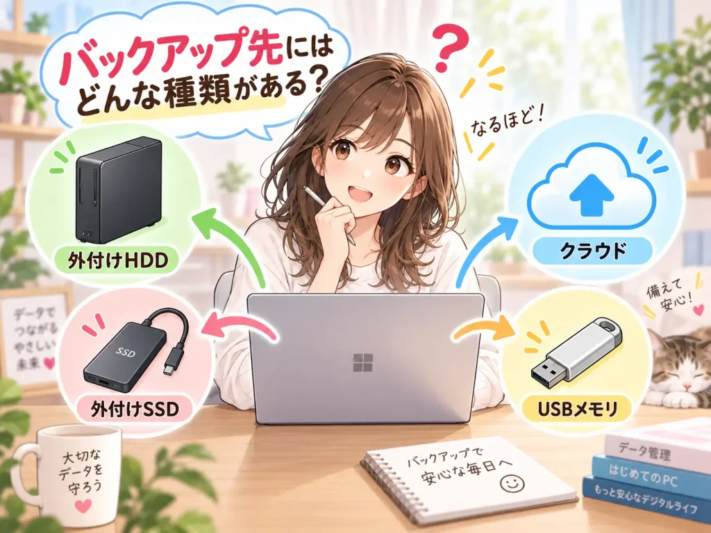 バックアップの種類