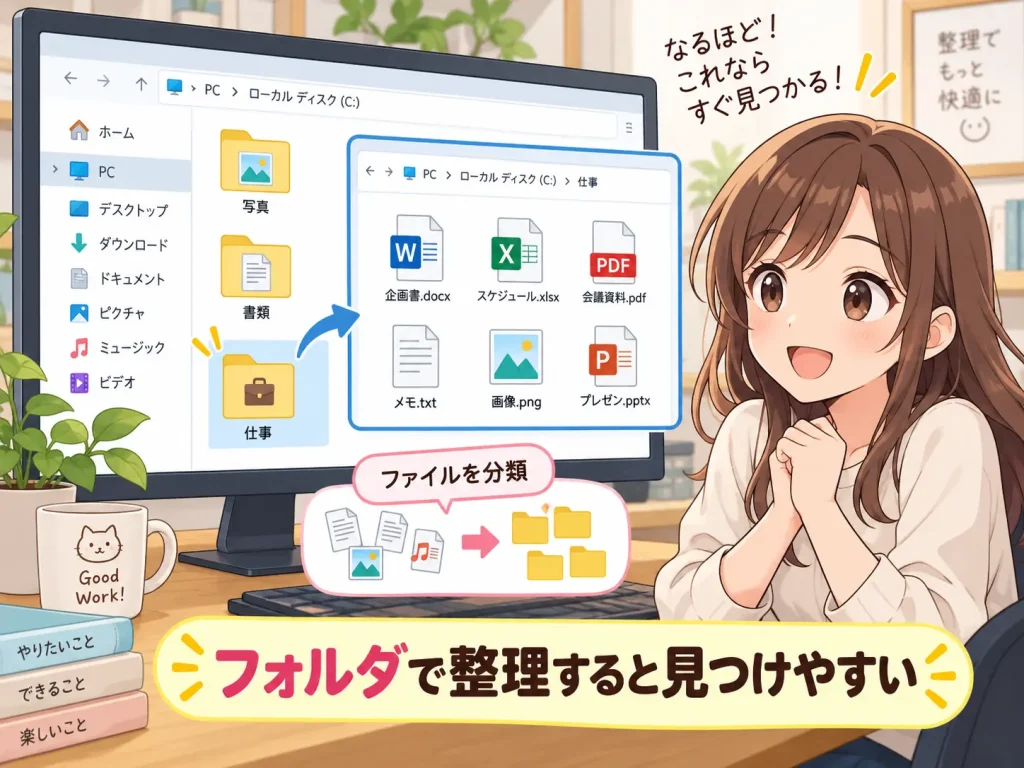ファイルとフォルダのやさしい解説