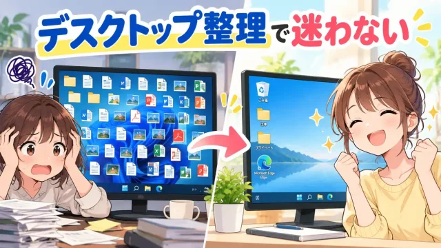 デスクトップ整理で迷わない
