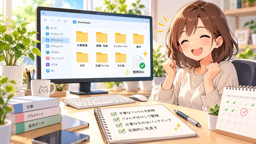 ダウンロード整理