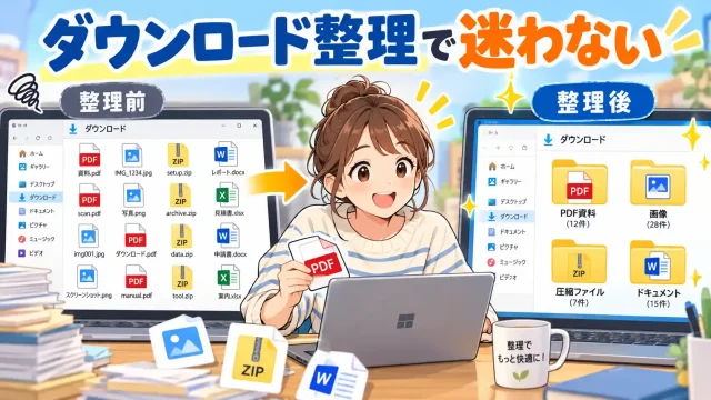 ダウンロード整理