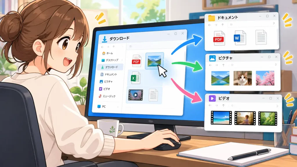 ダウンロード整理