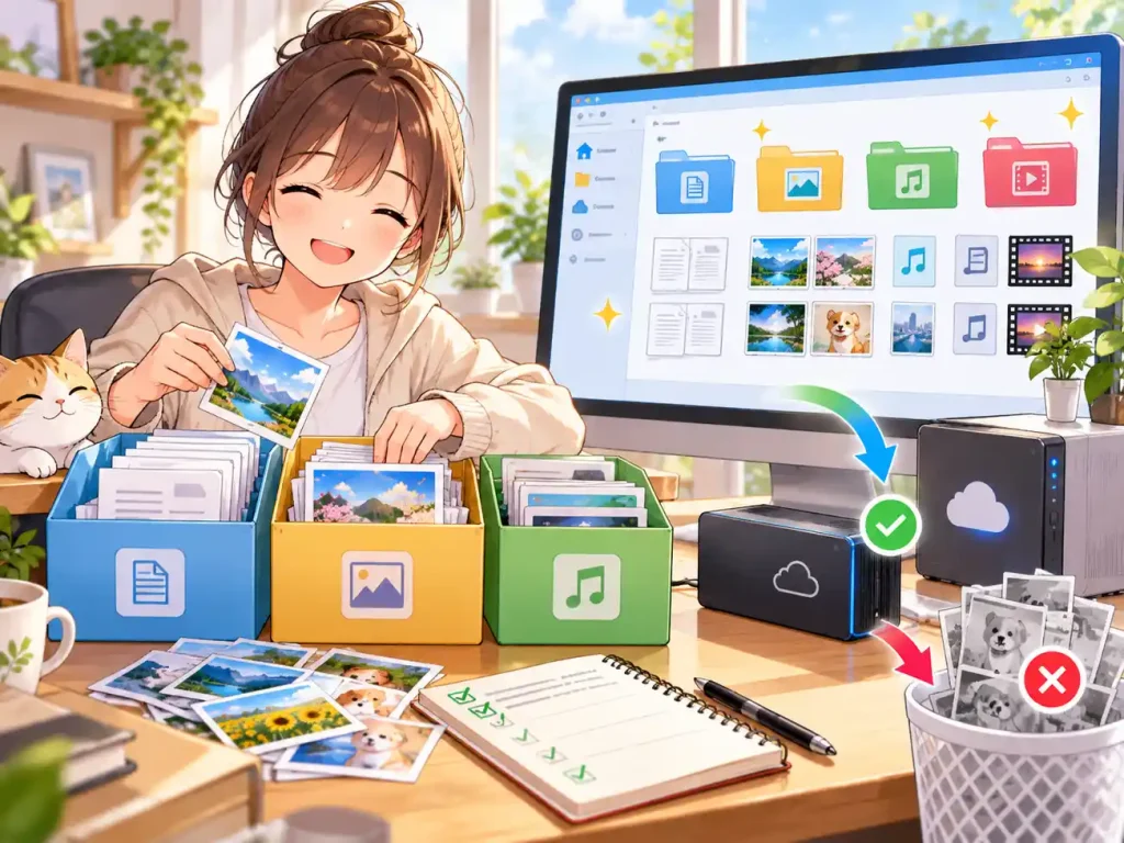 重複ファイルを整理