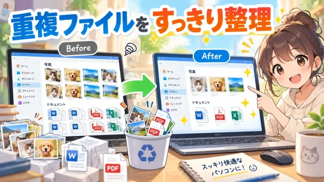 重複ファイルを整理