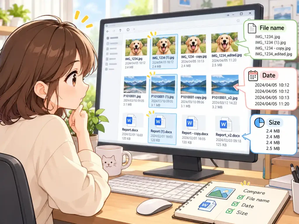 重複ファイルを整理