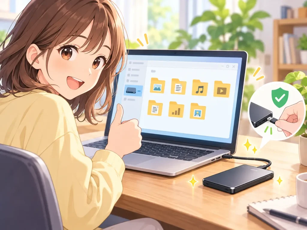 外付けSSD保存の基本
