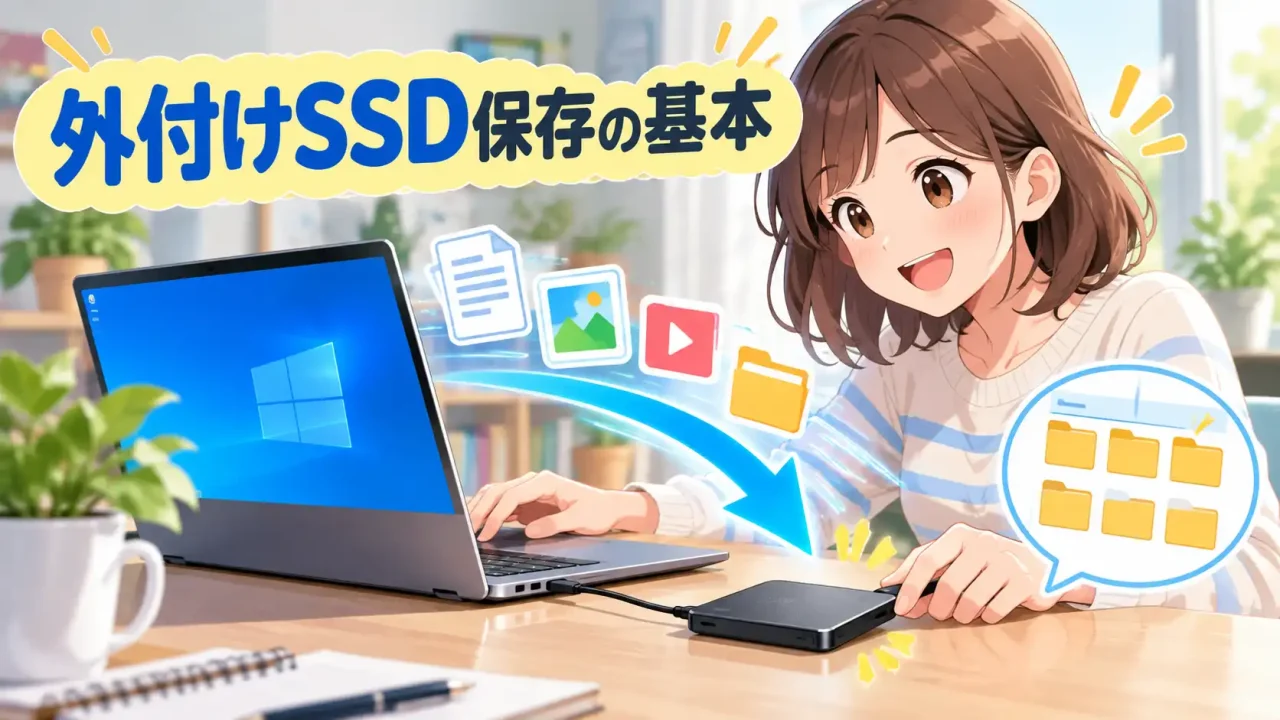 外付けSSD保存の基本