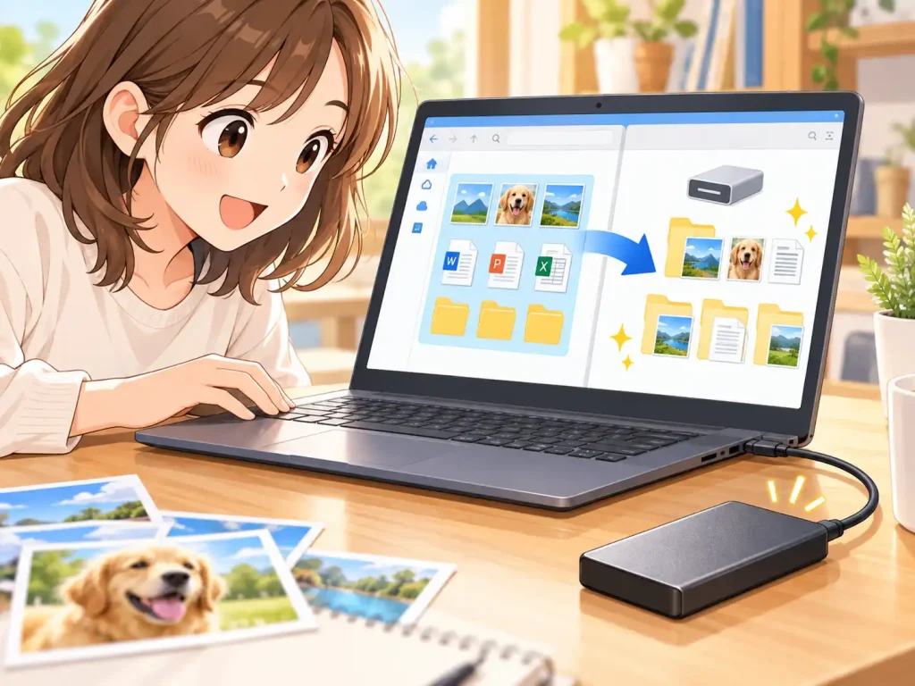 外付けSSD保存の基本